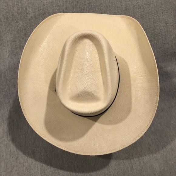 NWT - Genuine Morcon Ivory Straw Cowboy Hat main image 15